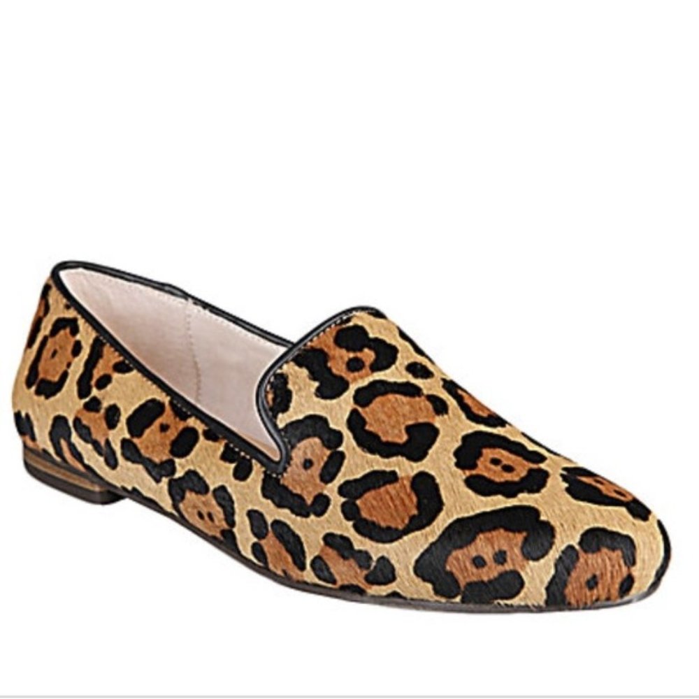 Leopard loafers